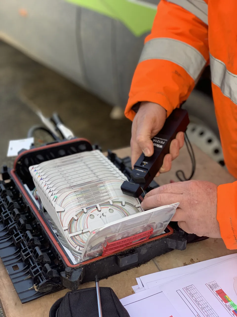 Maintenance réseau télécom S3A intervention